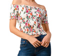White Floral Top
